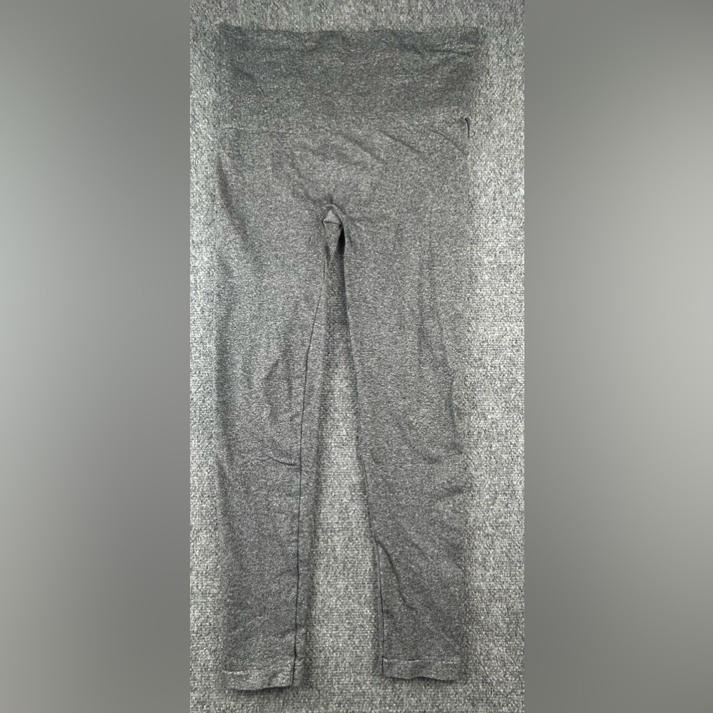 Spanx Black and‎ White Marled Full Length Leggings Size XL